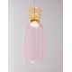 Gold Metal Glossy Yellow & Pink Glass LED 9 Watt 230 Volt 914Lm 3000K IP20 D: 15 H: 179 cm 
