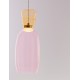 Gold Metal Glossy Yellow & Pink Glass LED 9 Watt 230 Volt 914Lm 3000K IP20 D: 15 H: 179 cm 