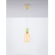 Gold Metal Glossy Light Green & Yellow Glass LED 9 Watt 230 Volt 914Lm 3000K IP20 D: 15 H: 179 cm 