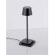 Sandy Black Die-Casting Aluminium & Polycarbonate Frost LED 1.50Watt 3.700Volt 121Lm 3000K IP54 Switch On/Off USB wire D:8.5 H: