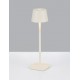 Sandy White Die-Casting Aluminium & Polycarbonate Frost LED 1.50Watt 3.700 Volt 121Lm 3000K IP54 Switch On/Off USB wire D:8.5 H