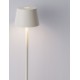 Sandy White Die-Casting Aluminium & Polycarbonate Frost LED 1.50Watt 3.700 Volt 121Lm 3000K IP54 Switch On/Off USB wire D:8.5 H