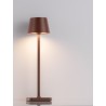Sandy Rust Brown Die-Casting Aluminium & Polycarbonate Frost LED 1.50 Watt 3.700Volt 121 Lm 3000K IP54 Switch On/Off USB wire 