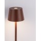 Sandy Rust Brown Die-Casting Aluminium & Polycarbonate Frost LED 1.50 Watt 3.700Volt 121 Lm 3000K IP54 Switch On/Off USB wire 