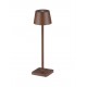 Sandy Rust Brown Die-Casting Aluminium & Polycarbonate Frost LED 1.50 Watt 3.700Volt 121 Lm 3000K IP54 Switch On/Off USB wire 