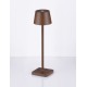 Sandy Rust Brown Die-Casting Aluminium & Polycarbonate Frost LED 1.50 Watt 3.700Volt 121 Lm 3000K IP54 Switch On/Off USB wire 