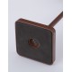 Sandy Rust Brown Die-Casting Aluminium & Polycarbonate Frost LED 1.50 Watt 3.700Volt 121 Lm 3000K IP54 Switch On/Off USB wire 