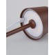 Sandy Rust Brown Die-Casting Aluminium & Polycarbonate Frost LED 1.50 Watt 3.700Volt 121 Lm 3000K IP54 Switch On/Off USB wire 
