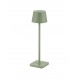 Sandy Olive Green Die-Casting Aluminium & Polycarbonate Frost LED 1.50 Watt 3.700Volt 121Lm 3000K IP54 Switch On/Off USB wire