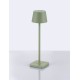 Sandy Olive Green Die-Casting Aluminium & Polycarbonate Frost LED 1.50 Watt 3.700Volt 121Lm 3000K IP54 Switch On/Off USB wire
