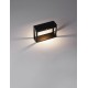 Sandy Black Die-Casting Aluminium & Clear Glass LED 1.7 Watt 3.7Volt 88Lm 3000K IP65 Solar light with sensor L: 23 W: 8.6 H:
