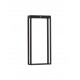 Sandy Black Die-Casting Aluminium & Clear Glass LED 1.70Watt 3.700Volt 108Lm 3000K IP65 Solar Light with Sensor L:23 W:8.6 H:50