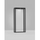 Sandy Black Die-Casting Aluminium & Clear Glass LED 1.70Watt 3.700Volt 108Lm 3000K IP65 Solar Light with Sensor L:23 W:8.6 H:50