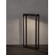 Sandy Black Die-Casting Aluminium & Clear Glass LED 1.70Watt 3.700Volt 108Lm 3000K IP65 Solar Light with Sensor L:23 W:8.6 H:50