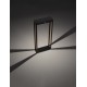 Sandy Black Die-Casting Aluminium & Clear Glass LED 1.70Watt 3.700Volt 108Lm 3000K IP65 Solar Light with Sensor L:23 W:8.6 H:50