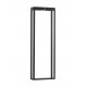 Sandy Black Die-Casting Aluminium & Clear Glass LED 1.70Watt 3.700Volt 108Lm 3000K IP65 Solar Light with Sensor L:23 W:8.6 H:7