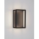 Sandy Black Die-Casting Aluminium & Polycarbonate Frost LED 9Watt 220-240 Volt 244Lm 3000K IP65 L:15 W:12.5 H:26cm 