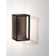Sandy Black Die-Casting Aluminium & Polycarbonate Frost LED 9Watt 220-240 Volt 244Lm 3000K IP65 L:15 W:12.5 H:26cm 