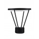 Sandy Black Die-Casting Aluminium & Polycarbonate Frost LED 16Watt 220-240 Volt 1190Lm 3000K IP65 D:30 H:33cm 