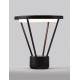 Sandy Black Die-Casting Aluminium & Polycarbonate Frost LED 16Watt 220-240 Volt 1190Lm 3000K IP65 D:30 H:33cm 
