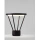 Sandy Black Die-Casting Aluminium & Polycarbonate Frost LED 16Watt 220-240 Volt 1190Lm 3000K IP65 D:30 H:33cm 