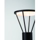Sandy Black Die-Casting Aluminium & Polycarbonate Frost LED 16Watt 220-240 Volt 1190Lm 3000K IP65 D:30 H:27cm 