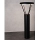 Sandy Black Die-Casting Aluminium & Polycarbonate Frost Connect with code 9030573 D: 12 H: 55 cm 