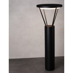 Sandy Black Die-Casting Aluminium & Polycarbonate Frost Connect with code 9030573 D: 12 H: 55 cm 