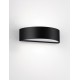 Sandy Black Die-Casting Aluminium & Clear Glass LED 9Watt 220-240 Volt 468Lm 3000K IP65 Light up & down L:20 W:9.4 H:5.5cm 