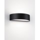 Sandy Black Die-Casting Aluminium & Clear Glass LED 9Watt 220-240 Volt 468Lm 3000K IP65 Light up & down L:20 W:9.4 H:5.5cm 