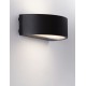 Sandy Black Die-Casting Aluminium & Clear Glass LED 9Watt 220-240 Volt 468Lm 3000K IP65 Light up & down L:20 W:9.4 H:5.5cm 