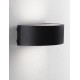 Sandy Black Die-Casting Aluminium & Clear Glass LED 9Watt 220-240 Volt 468Lm 3000K IP65 Light up & down L:20 W:9.4 H:5.5cm 