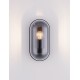 Sandy Black Die-Casting Aluminium & Clear Polycarbonate LED E27 1x12 Watt 220-240 Volt IP65 Bulb Excluded L:12.5 W:8.5 H:25.5c