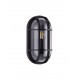 Sandy Black Die-Casting Aluminium & Clear Polycarbonate LED E27 1x12 Watt 220-240 Volt IP65 Bulb Excluded L:14 W:9.4 H:27cm 