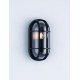 Sandy Black Die-Casting Aluminium & Clear Polycarbonate LED E27 1x12 Watt 220-240 Volt IP65 Bulb Excluded L:14 W:9.4 H:27cm 
