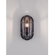 Sandy Black Die-Casting Aluminium & Clear Polycarbonate LED E27 1x12 Watt 220-240 Volt IP65 Bulb Excluded L:14 W:9.4 H:27cm 