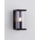 Sandy Black Die-Casting Aluminium & Clear Polycarbonate LED E27 1x12 Watt 220-240 Volt IP65 Bulb Excluded L:10 W:14.2 H:19.7cm