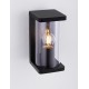Sandy Black Die-Casting Aluminium & Clear Polycarbonate LED E27 1x12 Watt 220-240 Volt IP65 Bulb Excluded L:10 W:14.2 H:19.7cm
