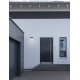 Sandy Black Die-Casting Aluminium & Clear Glass LED 1.70Watt 3.7Volt 145Lm 3000K IP65 Solar light with sensor L:16 W:17.7 H:3.2