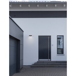 Sandy Black Die-Casting Aluminium & Clear Glass LED 1.70Watt 3.7Volt 145Lm 3000K IP65 Solar light with sensor L:16 W:17.7 H:3.2