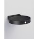 Sandy Black Die-Casting Aluminium & Clear Glass LED 1.70Watt 3.7Volt 145Lm 3000K IP65 Solar light with sensor L:16 W:17.7 H:3.2
