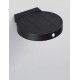 Sandy Black Die-Casting Aluminium & Clear Glass LED 1.70Watt 3.7Volt 145Lm 3000K IP65 Solar light with sensor L:16 W:17.7 H:3.2