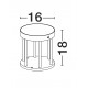 Sandy Black Die-Casting Aluminium & Clear Glass LED 1.70Watt 3.7Volt 89Lm 3000K IP65 Solar light with sensor D:16 H:18cm 