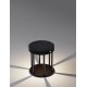 Sandy Black Die-Casting Aluminium & Clear Glass LED 1.70Watt 3.7Volt 89Lm 3000K IP65 Solar light with sensor D:16 H:18cm 