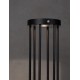 Sandy Black Die-Casting Aluminium & Clear Glass LED 1.70Watt 3.7Volt 107Lm 3000K IP65 Solar light with sensor D:16 H:50cm 
