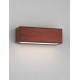 Sandy Rust Brown Die-Casting Aluminium & Clear Glass LED 2Watt 3.700Volt 83Lm 3000K IP65 Solar light with sensor L:25.8 W:8.6 H: