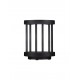 Sandy Black Die-Casting Aluminium & Clear Glass LED 8Watt 220-240Volt 428Lm 3000K IP65 D:16 H:20cm 