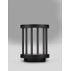 Sandy Black Die-Casting Aluminium & Clear Glass LED 8Watt 220-240Volt 428Lm 3000K IP65 D:16 H:20cm 