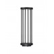 Sandy Black Die-Casting Aluminium & Clear Glass LED 8Watt 220-240Volt 519Lm 3000K IP65 D:16 H:50cm 