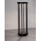 Sandy Black Die-Casting Aluminium & Clear Glass LED 8Watt 220-240Volt 519Lm 3000K IP65 D:16 H:50cm 